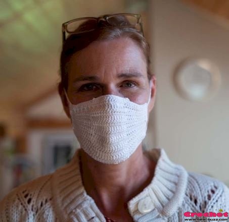 Maske (gehäkelt) // Kein Medizinprodukt