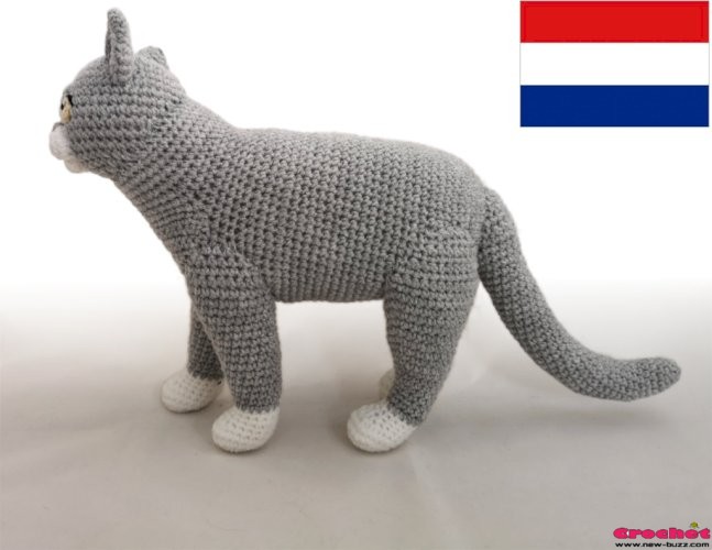 realistische kat - haakpatroon