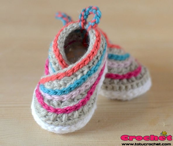Crochet Pattern Baby Kimono Slippers Photo Tutorial - English Only - Instructions for Baby Booties
