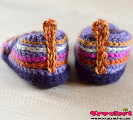 Crochet Pattern Baby Kimono Slippers Photo Tutorial - English Only - Instructions for Baby Booties